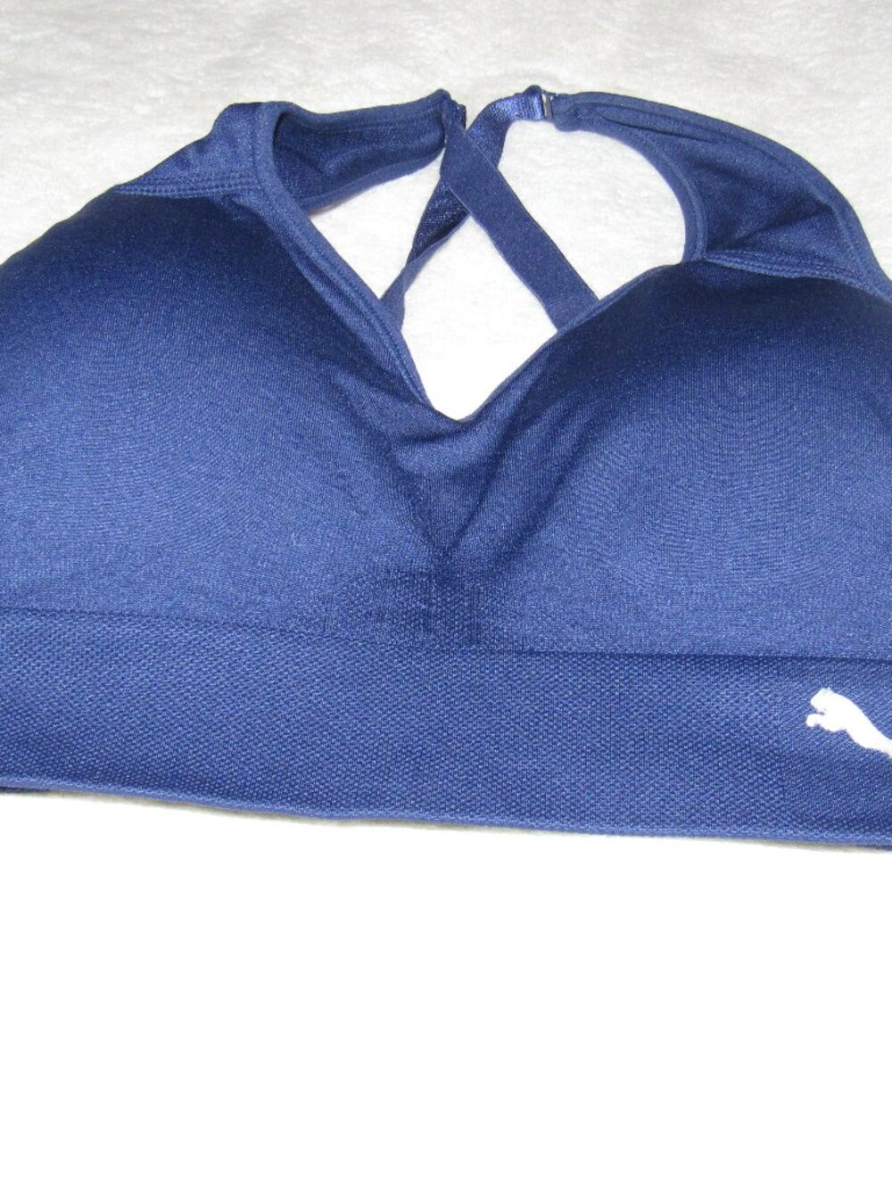 Puma Blue Sports Bra Size Medium USED